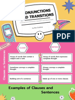 Conjunctions and Transitions! 