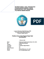 Pembuatan Draft Modul Toefl Preparation Mata Kuliah Bahasa Inggris 3 Untuk Meningkatkan Nilai Toefl Mahasiswa Politeknik Negeri Madura