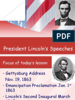 President Lincoln S Speeches1