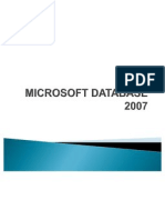 Microsoft Database 2007