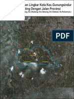 Peta Rencana Jalan Lingkar Kota Kec Gn Sindur