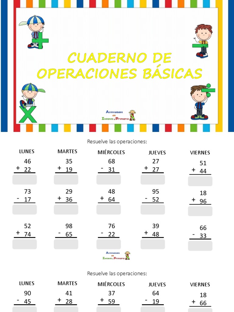 Cuadernillo de Operaciones Básicas | PDF