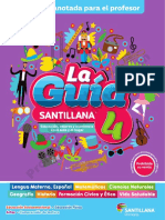La Guía Santillana 4 para El Profesor en PDF (Cuarto Grado)