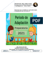 Plan de Adaptacion 2021semana de 6 Al 10 de Septiembre