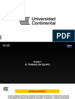 Sesión 7. El Trabajo en Equipo y El Empoderamiento