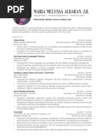 Sample Resume (International Standard)