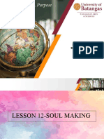 Lesson 12 - Soul Making
