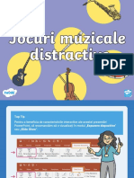 Jocuri Muzicale Distractive - Prezentare PowerPoint