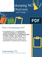 Housekeeping NCII Overview