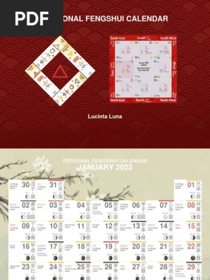 Fengshui Calendar 2023 (Personal Long Version)