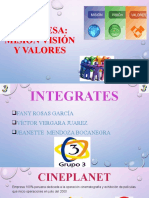 Vision Mision Valores 3 Empresas - Grupo 3