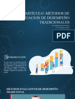 Métodos de Evaluacion de Desempeño Tradicionales Diapositivas