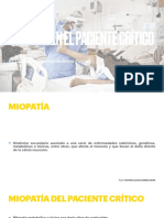 Miopatía Del Paciente Crítico