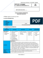 4 Años - Actividad Del Dia 15 de Setiembre