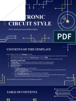 Electronic Circuit Style CV by Slidesgo