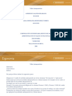 Taller Antroprometrico Ergonomia