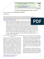 Sustainable Airport Water Management: The Case of Hong Kong International Airport