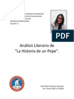 La Historia de Un Pepe Análisis Literario