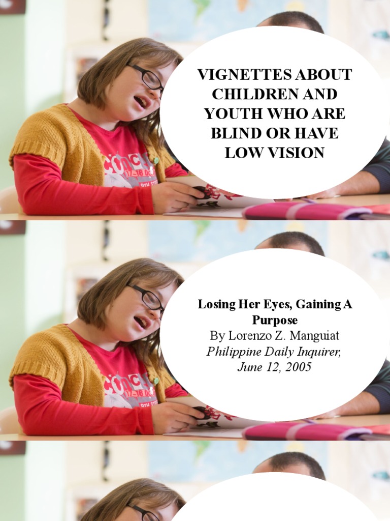 Understanding Blindness and Low Vision | PDF | Human Eye | Visual ...