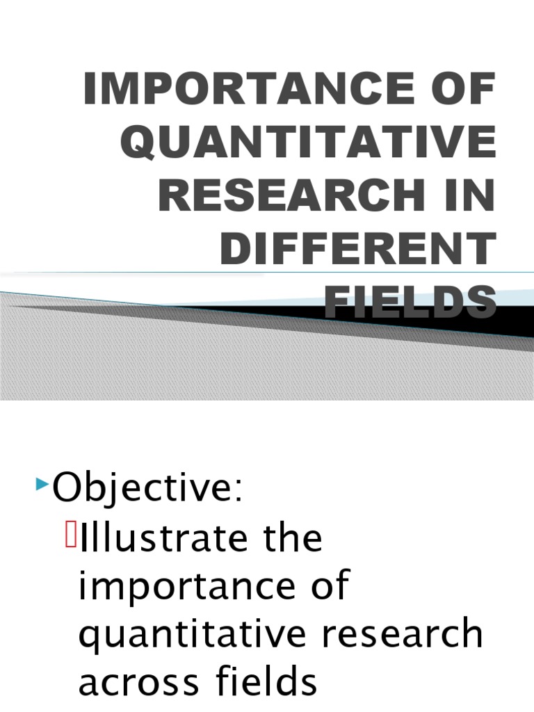 Is Your Idea Worth It?  Let Quantitative Research Decide - w09570z