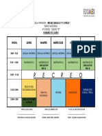 Horario 5 e