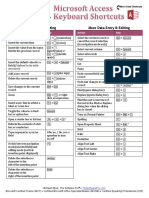 Access Keyboard Shortcuts