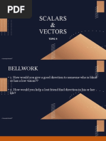 Scalar Vector