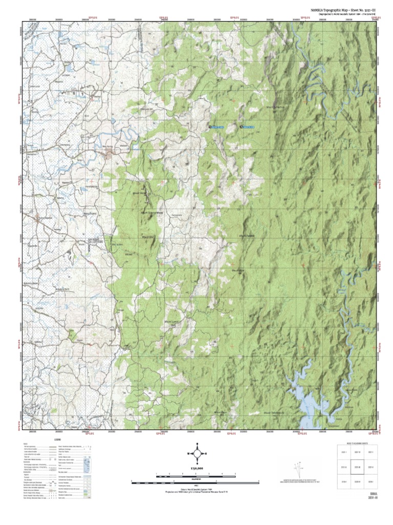 NAMRIA Map3231 IIISibul | PDF