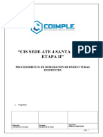 Procedimiento de Demolición de Estructuras