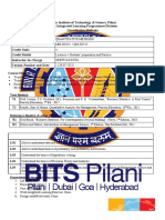 BITSPILANI QUANTITATIVE METHODS