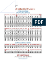 P-1 Bus Schedule Winter 2020/21