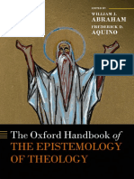 Epistemology of Theology William J. Abraham