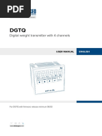 Digital Weight Transmitter With 4 Channels: User Manual