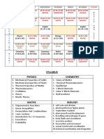 Best Time Table For 11TH