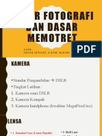 Dasar Fotografi Materi Seminar