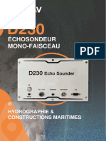 Échosondeur Mono-Faisceau: Hydrographie & Constructions Maritimes