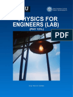 PHYSICS FOR ENGINEERS (LAB) SOUND WAVES (PHY 121L