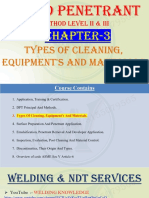 PT 3 Types of Cleaning, Equipment - S and Materials