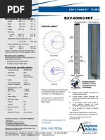 Antenna Model WPA-80063 Specifications | PDF | Antenna (Radio