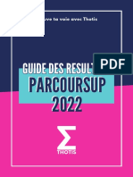 THOTIS - Guide Des Resultats Parcoursup