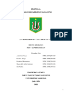 Proposal PKM Kewirausahaan 