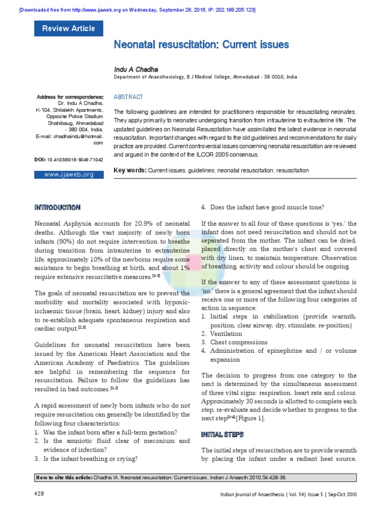 NEONATAL RESUSCITATION GUIDELINES 2022 PDF visual data 6