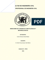 Parametros Geomorfologicos y Meteorologicos