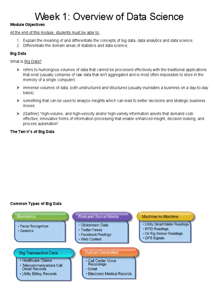 Data Science: Lesson 1 | PDF