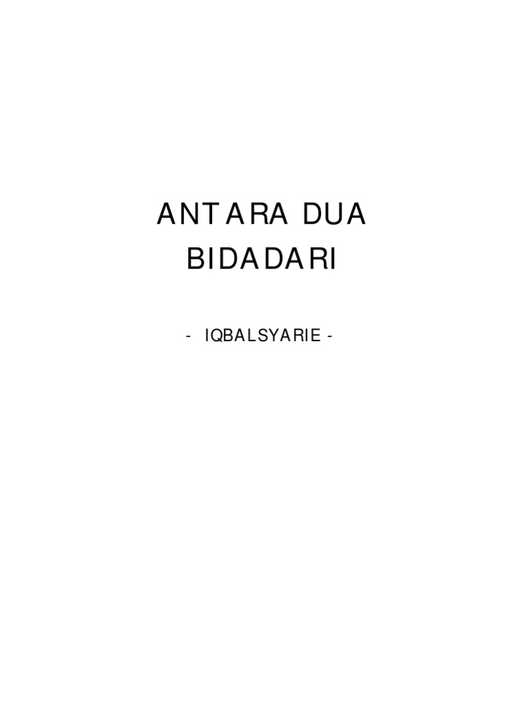 Antara Dua Bidadari Iqbalsyarie Pdf