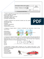 6 Avaliação de Física - 6º Ano Ens. Fundamental - Wanderson Carvalho - Maria José 2022