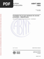 NBR 7480 - Aço para Estruturas de Concreto | PDF | Concreto reforçado ...