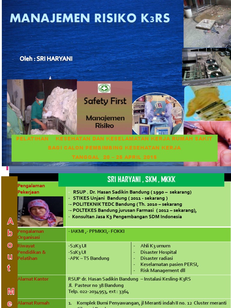 Manajemen Risiko K3RS di Rumah Sakit | PDF | Karier & Perkembangan ...
