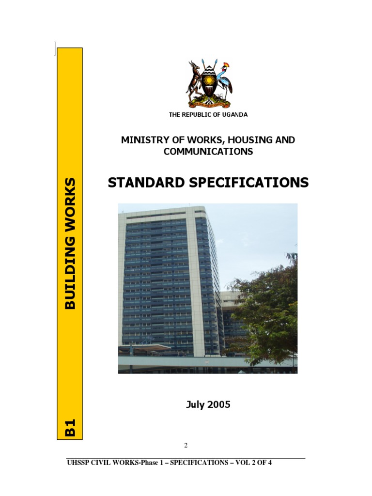 Building Specifications PDF
