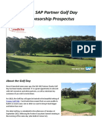Partner Sponsorship - SAP Golf Day 2022 Final